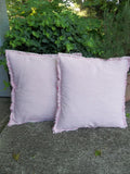 Pair Custom Stripe Ticking Pillows -  Ticking Pillows -  Custom Sixes Fabrics - Nautical Decor -  Porch Decor