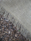 Burlap fringe