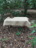 custom burlap tablecloth