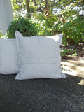 Pair Custom Stripe Ticking Pillows -  Ticking Pillows -  Custom Sixes Fabrics - Nautical Decor -  Porch Decor